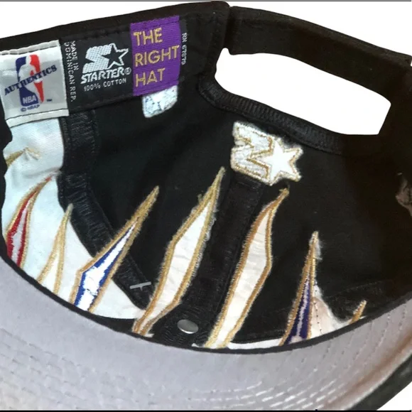 90s starter Chicago bulls 6x champions starter hat nwt vintage cap hat - Picture 2 of 4